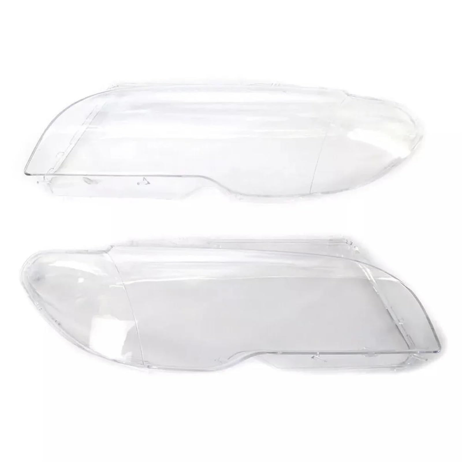 FUNFOB Copertura Faro per Auto Copri Lenti Fari Anteriori Auto per BMW Serie 3 per E46 325Ci 330Ci Coupé Convertibile 2003-2006 Copri Lampada Fari Paralume Anteriore(Pair)