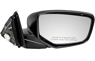 Brock Replacement Passengers Power Side View Mirror Compatible with 2008-2012 Accord 76208-TA5-A01