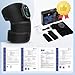 Cordless Knee Massager with Heat, Heating Pad for Knee Shoulder Elbow, Heated Knee Brace for Arthritis, Knee Heating Pad Wrap with 6 Heating Levels, 3 Massage Modes&Timer (Black)