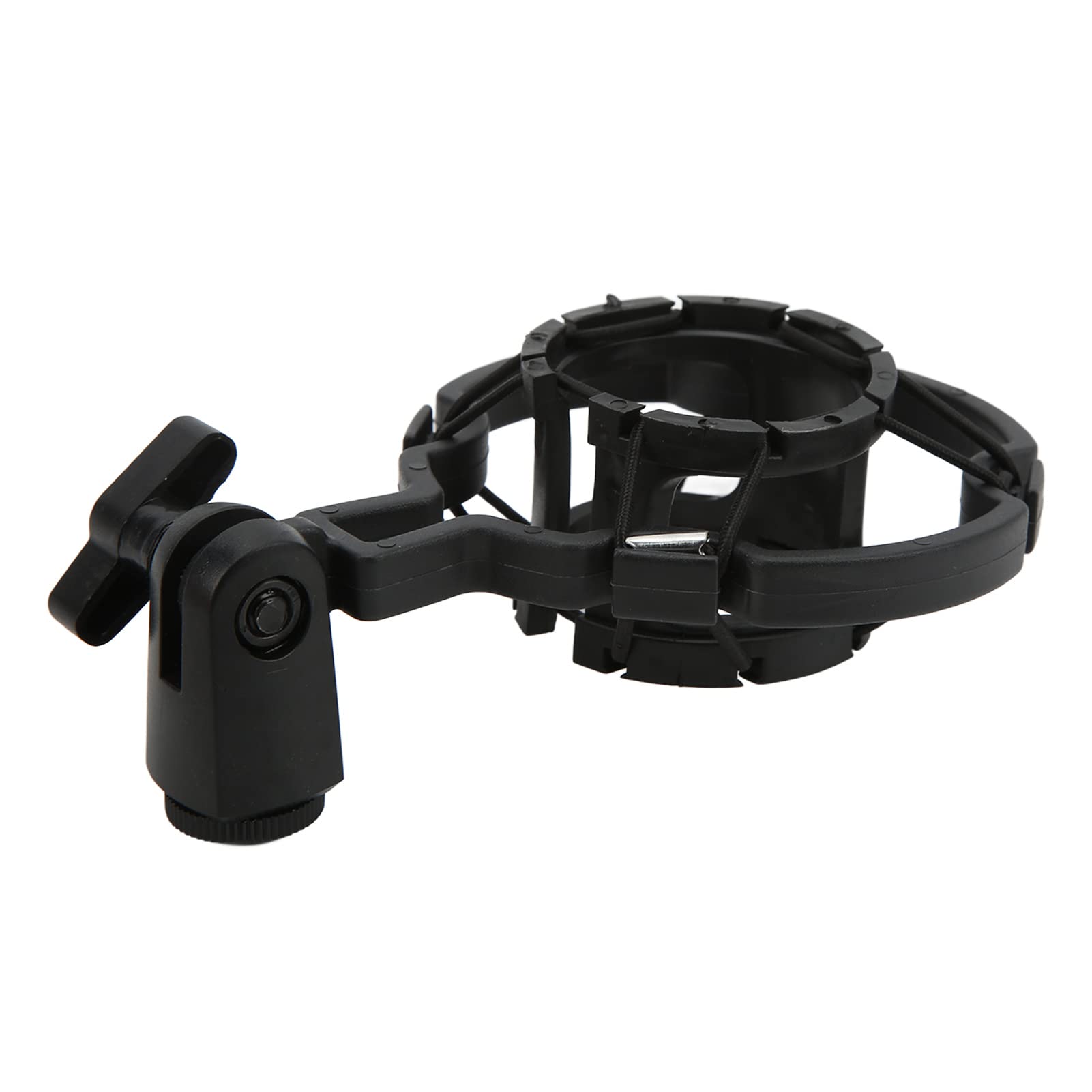 Stojak na mikrofon z pająkiem do mikrofonu, uchwyt na mikrofon o średnicy 40 mm-48 mm, regulowany mikrofon antywibracyjny, wysoce izolujący uchwyt amortyzatora do transmisji konferencyjnych