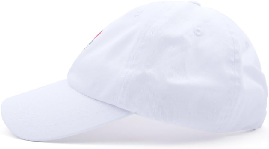 Rose Embroidered Dad Hat Women Men Cute Adjustable Cotton Floral Baseball Cap - Image 5