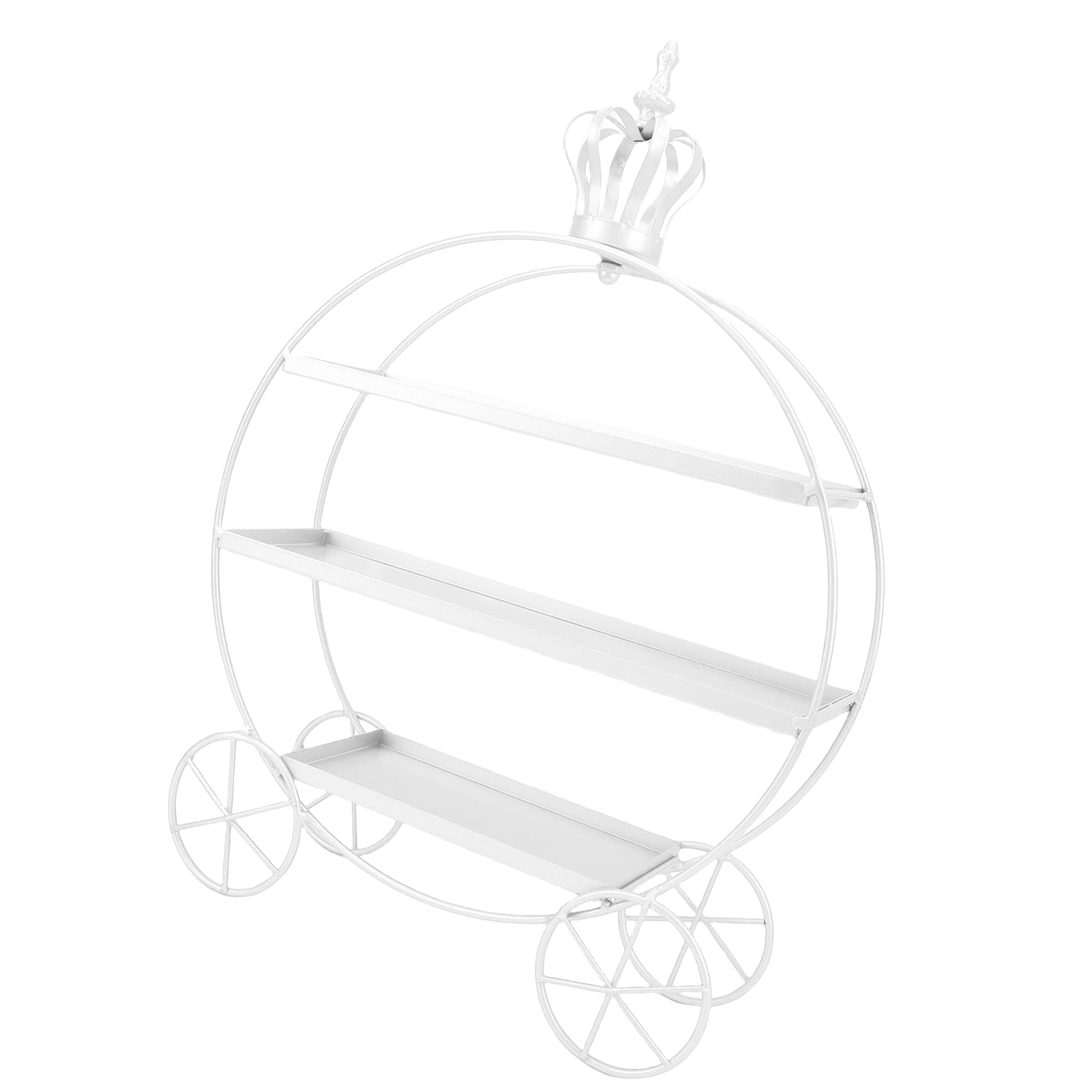 Soporte para Cupcakes, Bandeja para Servir en Niveles para postres, Regalos para Fiestas de té (Blanca)