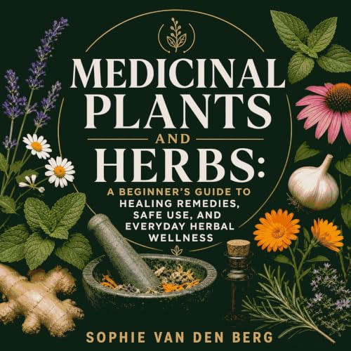 『Medicinal Plants and Herbs: A Beginner&rsquo;s Guide to Healing Remedies, Safe Use, and Everyday Herbal Wellness』のカバーアート