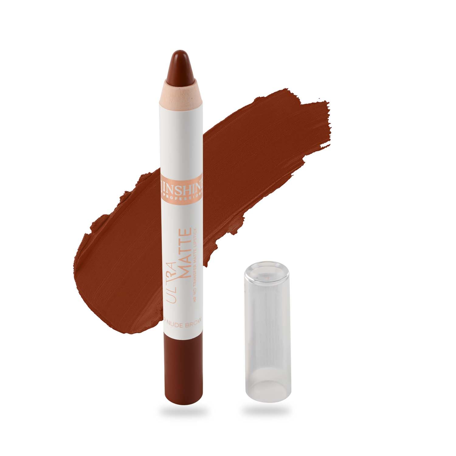 INSHINE ORIGINALS Ultra Matte Lipstick – Bold, Long-Lasting, Intense Color, Velvety Texture, Non-Reflective Finish for a Dramatic Lip Look - NUDE BROWN-picture-44
