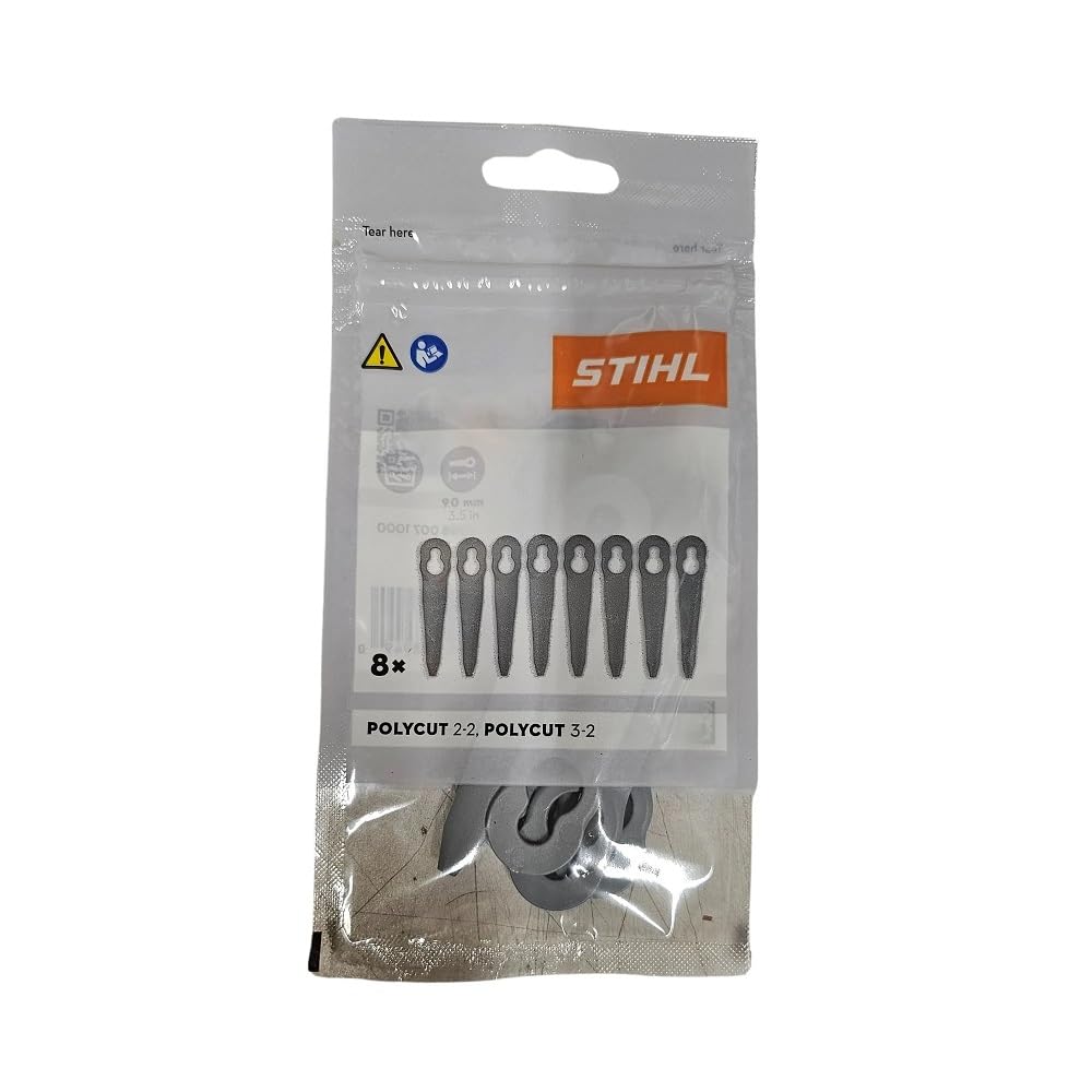 Stihl 8 coltelli in plastica per PolyCut 2-2 e PolyCut 3-2 come ricambio