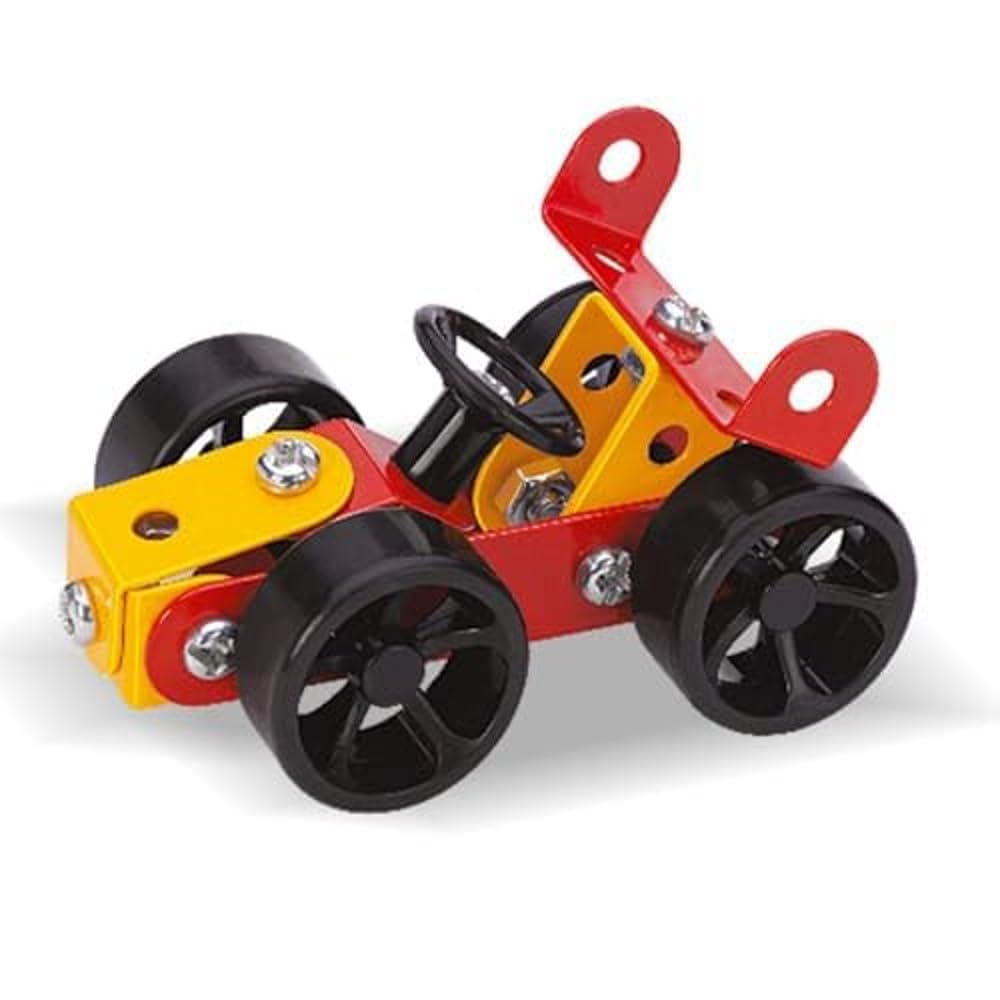 Tzoo Technology and You Mini Mechanical DIY Car Set for Kids | 33 Pieces STEM Engineering Game Toys Set | Building Construction Metal Kit Set Toys for 7+ Years Old Kids, Boys & Girls (B0D3XFVMWV) Amazon Price History, Amazon Price Tracker