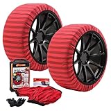 【公式】イッセ スノーソックス 特許技術 CLASSIC タイプ2 布製タイヤチェーン チェーン規制対応 ジャッキアップ不要 すべり止め 布製 非金属 軽自動車 簡単 (66)