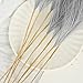 U-LIAN 36PCS Grey Faux Pampas Grass 21.7 Inch, Small Artificial Pampas Grass Decor for Vase, Fake Fluffy Floral, Artificial Dried Flowers, Dry Plant Home Wedding Boho Decor
