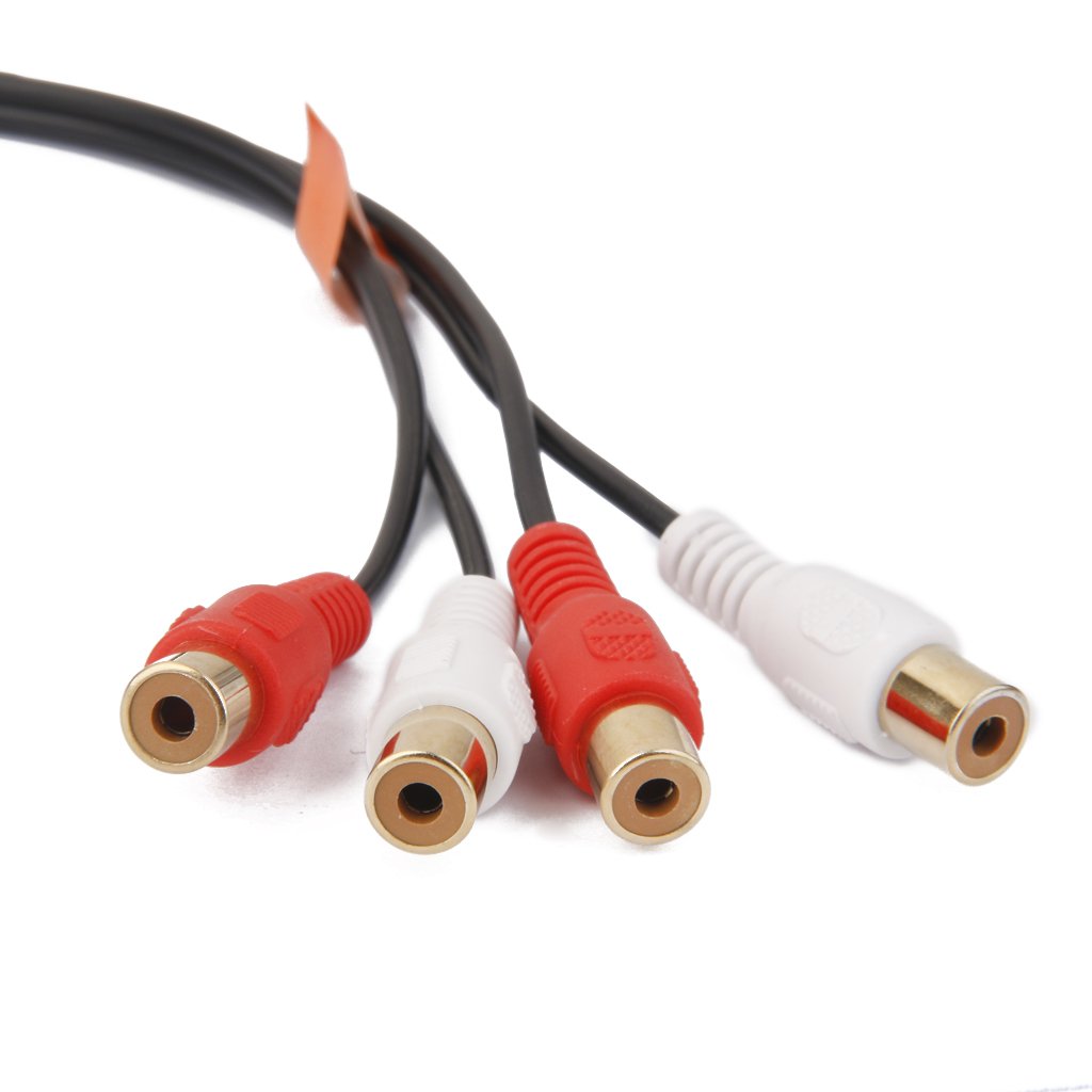 1 piece RCA Regolatore 'amplificatore Del Telecomando Per Auto Cavo a Manopola Dei Bassi Per Il Controllo Del Volume 'amplificator