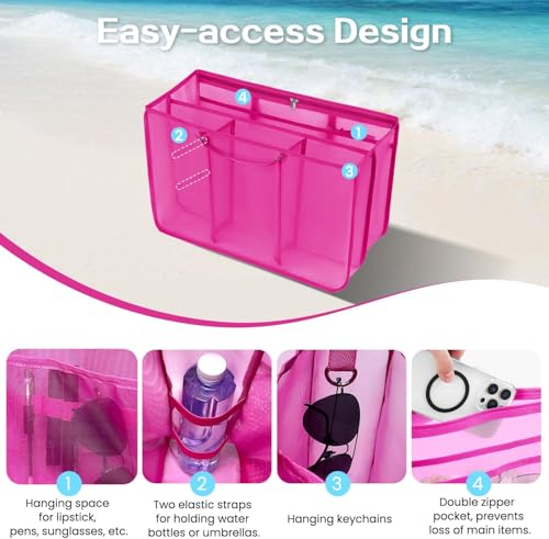 Image of XYFuuee Beach Bag Organizer Insert Divider for Medium Bogg Bag Accessories