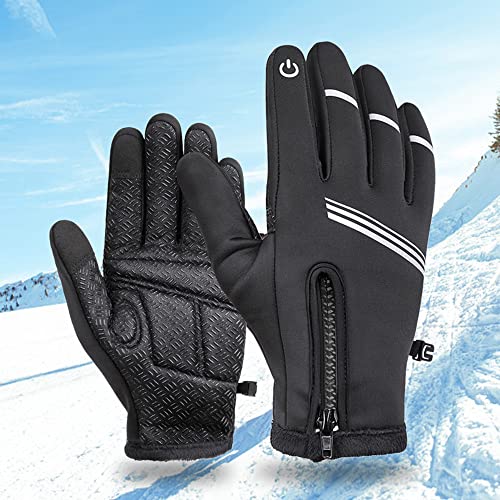 Daconovo de inverno de ciclismo à prova de vento de dedo completo de tela de toque de ciclismo ao ar