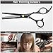 KYG Tijeras de Peluquería Profesional 6 Pulgadas, Tijeras Barbero de Cortar y...