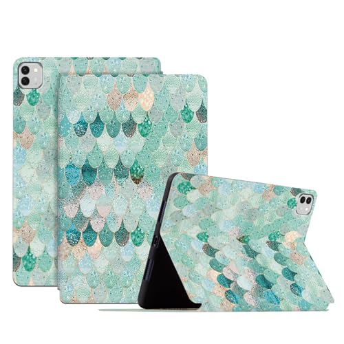 DayQiQiPu Hülle für Honor MagicPad 3 (CGA-W00) 13,3 Zoll PU Leder Buntkarierte Muster Serie Schutzcover Flip Stand Superdünne Tablet Hülle mit Auto Schlaf/Aufwach Schutzhülle, 03