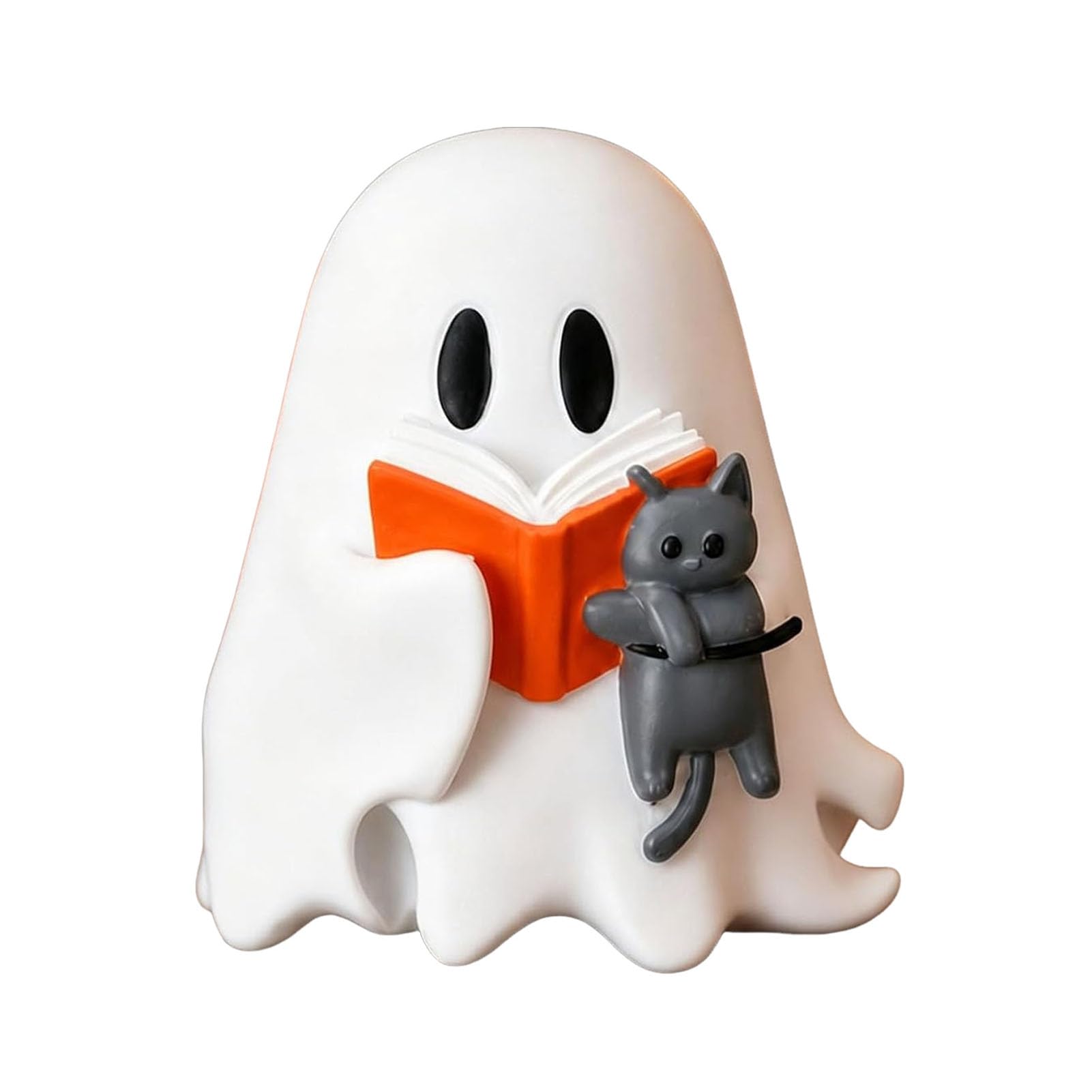Cute Halloween Resin Figurine, Ghost or Skeleton Puppy for Shelf and Mantel