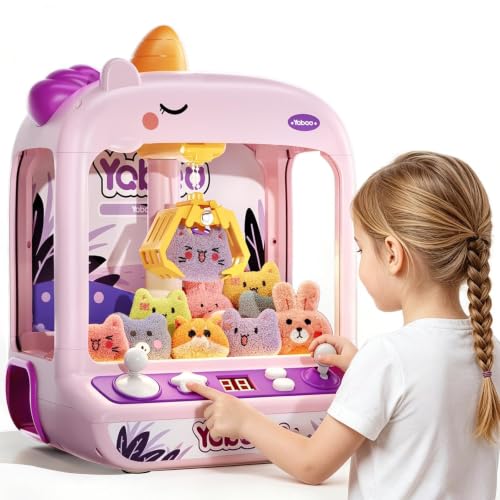 Unicorns Claw Machine for Kids Kids Claw Machine Toys for 6 7 8 Year Old Girls Boy Mini Claw Machines with Sound Lights Ideal 3 4 5 6 7 8 Year Old Girl Boy Gifts