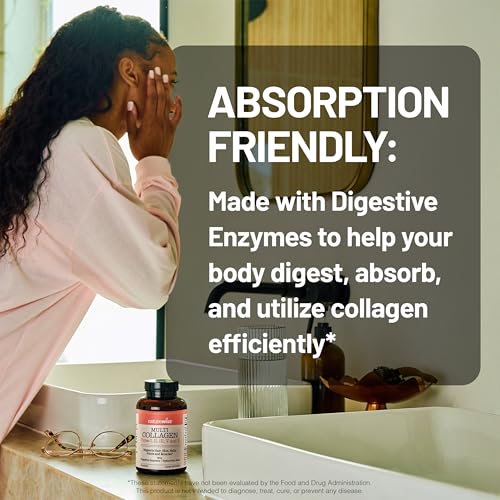 NatureWise Multi Collagen Peptides Pills for Women & Men - Type I, II, III, V, X w/Hyaluronic Acid - Supports Skin, Hair, Joint Health* - Grass Fed, Gluten Free, Non-GMO - 90 Capsules[30 Day Supply] - image 7