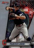 2019 Bowman's Best #35 Francisco Lindor Cleveland Indians MLB Baseball Trading Card