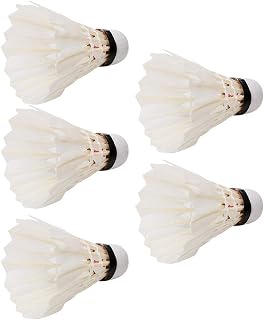 Aramox Badminton Ball, 5PCS Badminton Balls Shuttlecocks for Outdoor Indoor Training