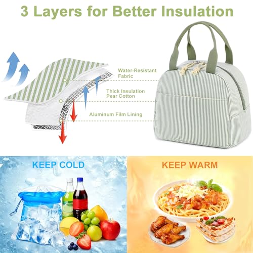 Bluboon Insulated Lunch Box for Women