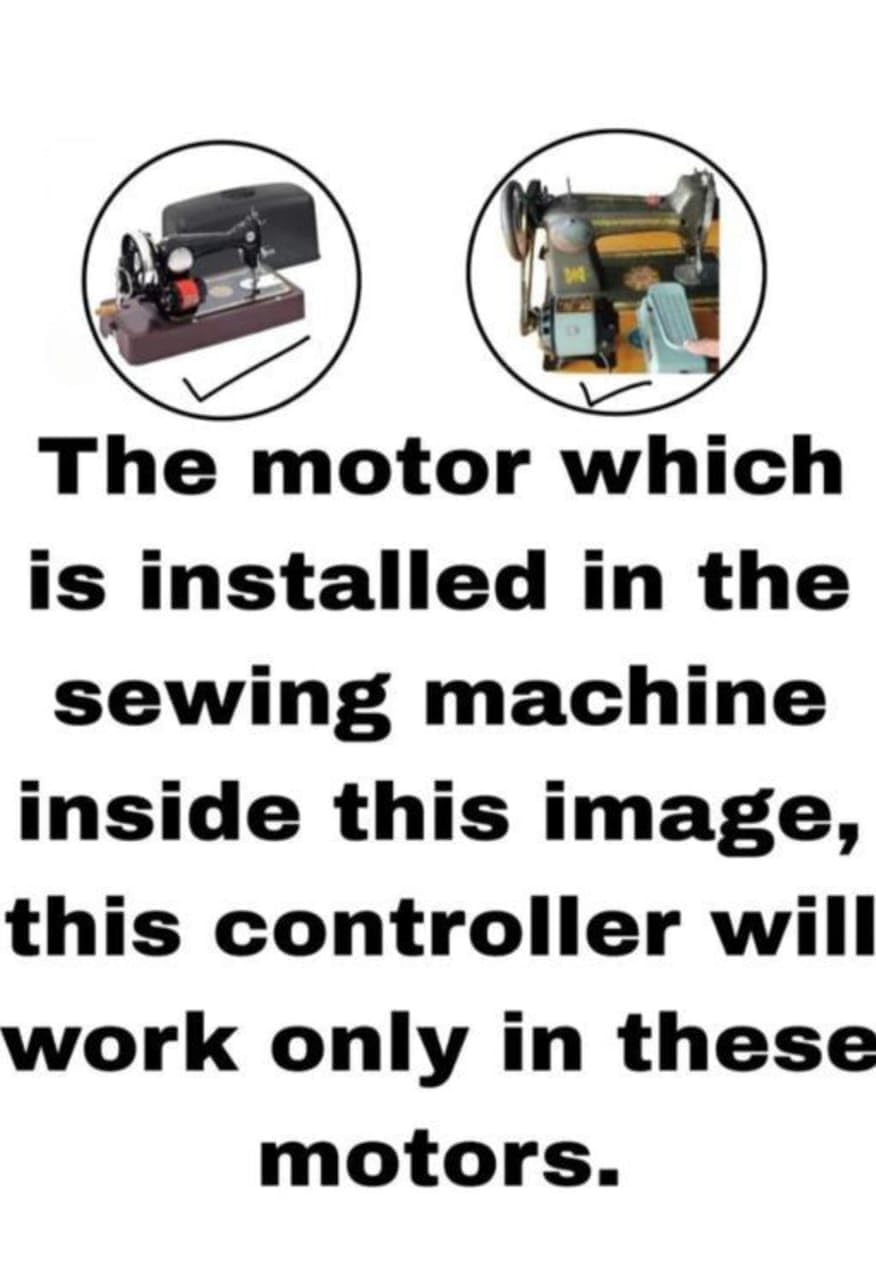 Original 3 Pin Sewing Machine High Speed Motor And Controller/Sewing Machine/Silai machine Motor With Controller (1/12 HP) — Amazon image 7