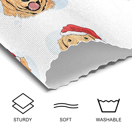Set de table Chien de Noël résistant à la chaleur et antidérapant