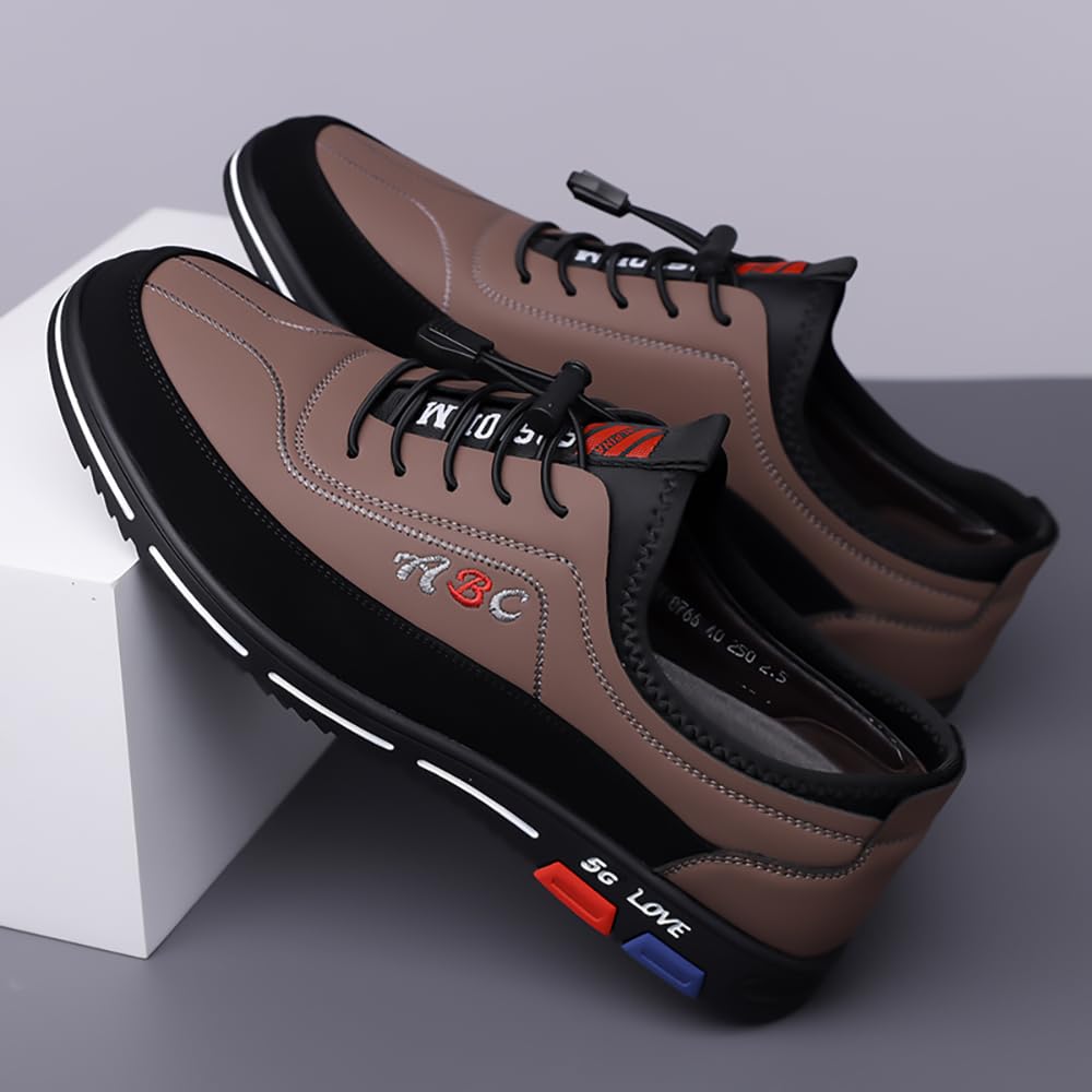 Chaussures de golf décontractées en cuir pour homme - Mocassins cassables et antidérapants - Chaussures de sport légères