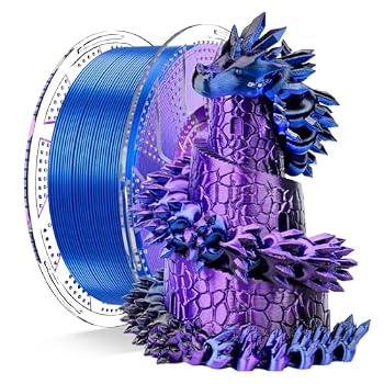 Chitu Systems Conjure Silk Black Blue Purple PLA 3D Printer Filament 1KG