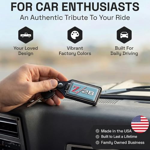 Image of Brotherhood Car Key Chain for Camaro - Classic Models Keychain