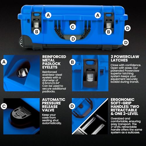 Nanuk 935 Pro Kit Foto Resistente Agua con Ruedas 22x14x9 miniatura 5