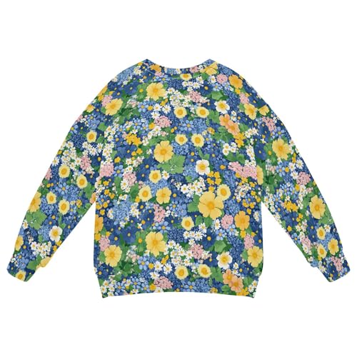 JUNZAN Beauty Spring Flowers Oregon Grape Big Boys Sweatshirts Hoodies Fleece Kids Hoodies Boys Sports 4T2