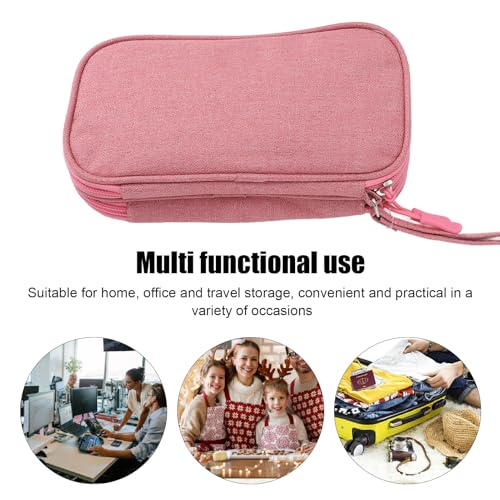 LUCKDANO Nail Drill Kit Holder Bag - Multi Layers Water Resistant Portable Nail Drill Organizer with Mesh Pockets for Easy Tool Access - Image 2