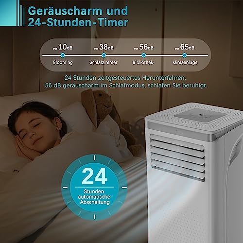 Daromigo Condizionatore portatile 7000 BTU 4 in 1