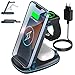Produktbild KIMILAR Faltbar 3 in 1 Kabelloses Ladegerät, Wireless Charger Kompatibel mit iPhone 14 13 12 11 Pro Max Plus XR XS, Ladestation Kompatibel mit iWatch 8 7 6 5 4 3 2 SE Ultra/Airpods 3 2 pro 2