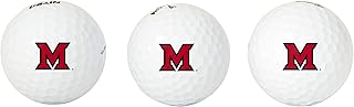 Desert Cactus Miami University Ohio Golf Balls 3 Pack Full Color Golf Ball (Design A)