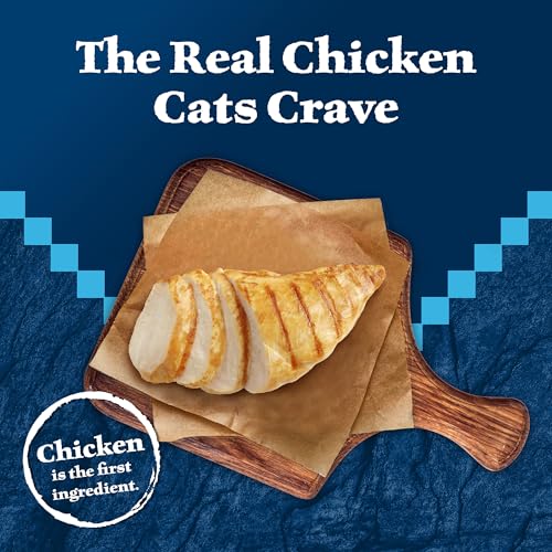 Image of Blue Buffalo Wilderness High-Protein Grain-Free Wet Kitten Food,Chicken Pate Recipe,3-oz Cans,(Pack of 48)