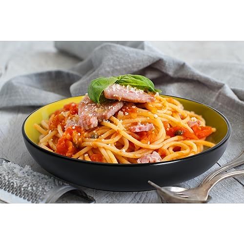 MIAMIO – Geschirrset 6 Personen/Steingut Geschirr Set 30-teilig, Tafelservice Steingut mit Tellern, Schüsseln, Tassen, und Suppentellern - Le Papillon Kollektion (Bunt,30 Teile Set)