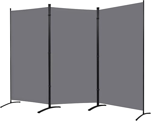 Miniatura 1 de Divisor de habitación, pantallas plegables de privacidad de 6 pies, 3 paneles de divisiones y divisores de habitación, divisor de pared portátil