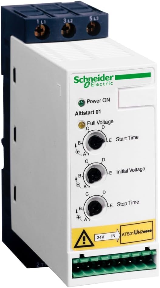 Ats01n212qn - schneider electric soft-start/stop 12a 380 415v