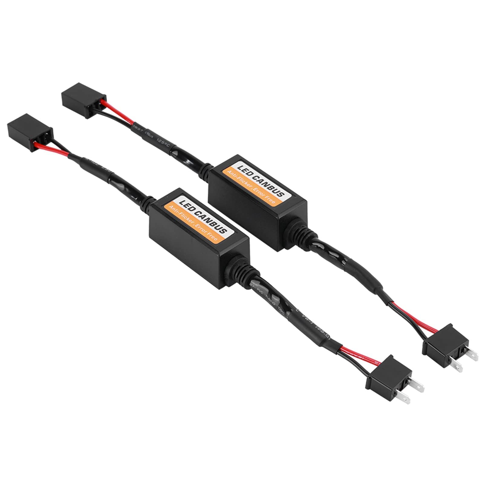 2 pièces LED décodeur Canbus phare décodeur dispositif Anti-scintillement résistances annuleur d'erreur pour H7