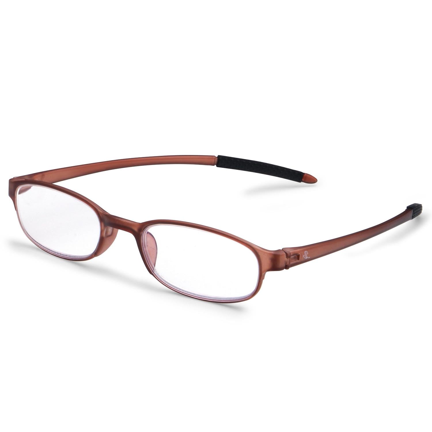 AEC Slimline2 Reading Glasses | BlueRazr Blue Light Blocking Lenses | Slim Oval Full Rim TR90 Frame | Lightweight Readers with Hard Case & Cleaning Cloth for Men & Women-image-10