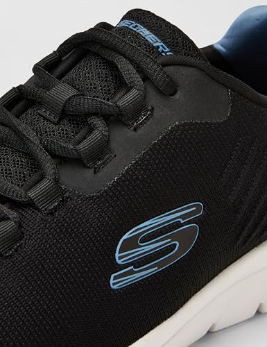 Image of Skechers Mens Summits Black Casual Sneakers, 7 UK