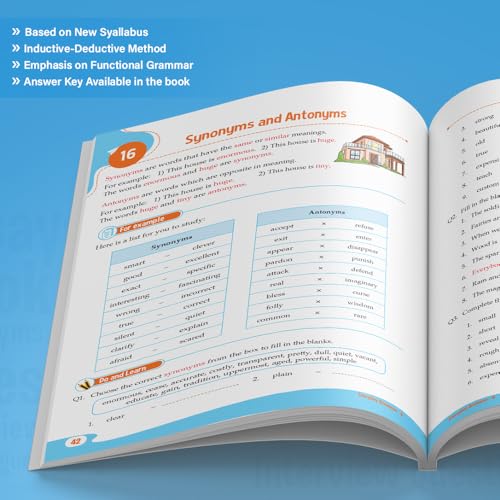 Image of Woodsnipe English Grammar and Writing Skills For Class 6 Ages 11-12 Years | Practical Approach| Master Reading, Writing and Language Skills | Multiple Type Questions with Answer Keys