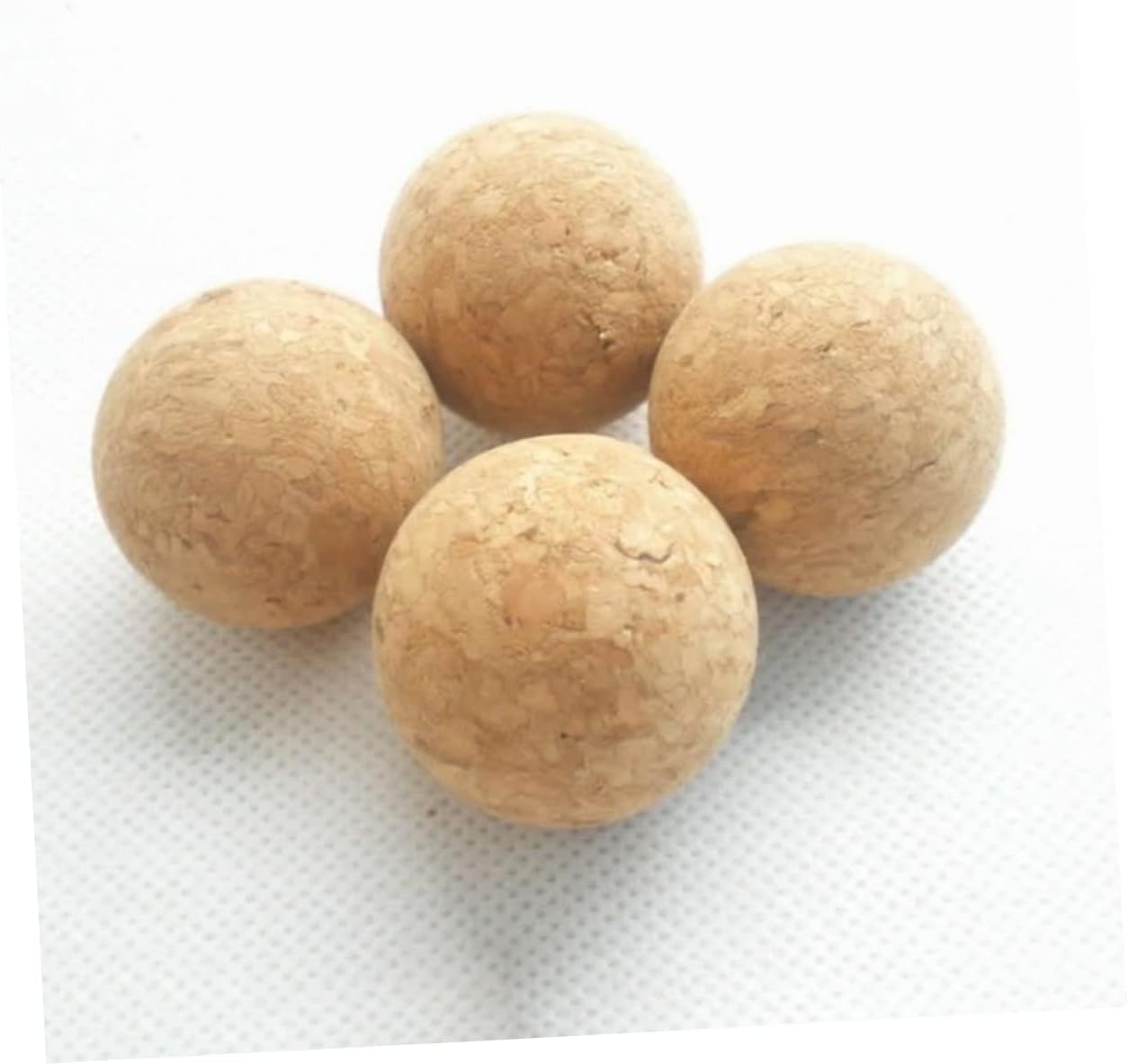 LIOOBO 8pcs Cork Foosball Balls - 36mm Durable Wooden Replacement Balls for Foosball Tables - Perfect for Family Gatherings and Game Ideal Soccer Table Accessories
