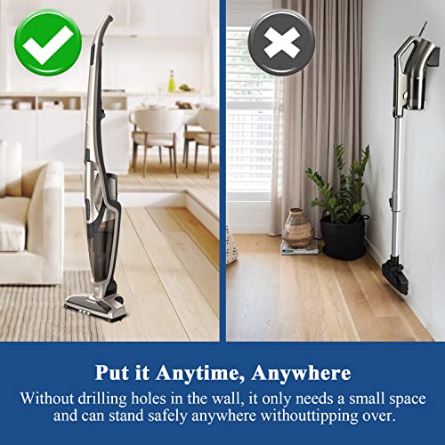 AZMKOO Aspirateur sans Fil, Aspirateur a Main sans Fil 2 en 1 Aspirateur Balai sans Sac pour Maison, Sols Durs, Tapis, Voiture, Poils d'animaux - Image 8
