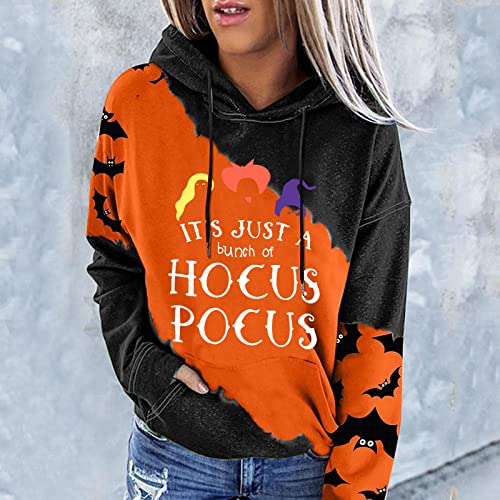 FAYALEQ Halloween Sweatshirts for Women Halloween Hoodies Long Sleeve — view 2