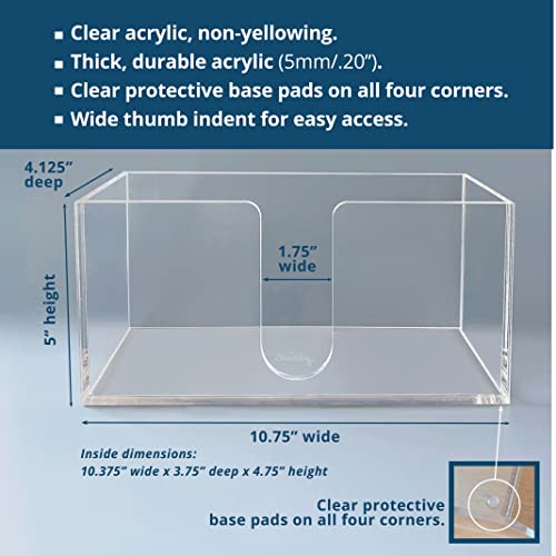 image for Sicily Acrylic Paper Towel Holder (5mm Acrylic) Paper Towel Dispenser 