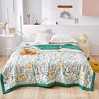 Dessus De Lit Matelassé Chickwin – Microfibre Douce Réversible – 200x230 Cm – Idéal Toute L'année