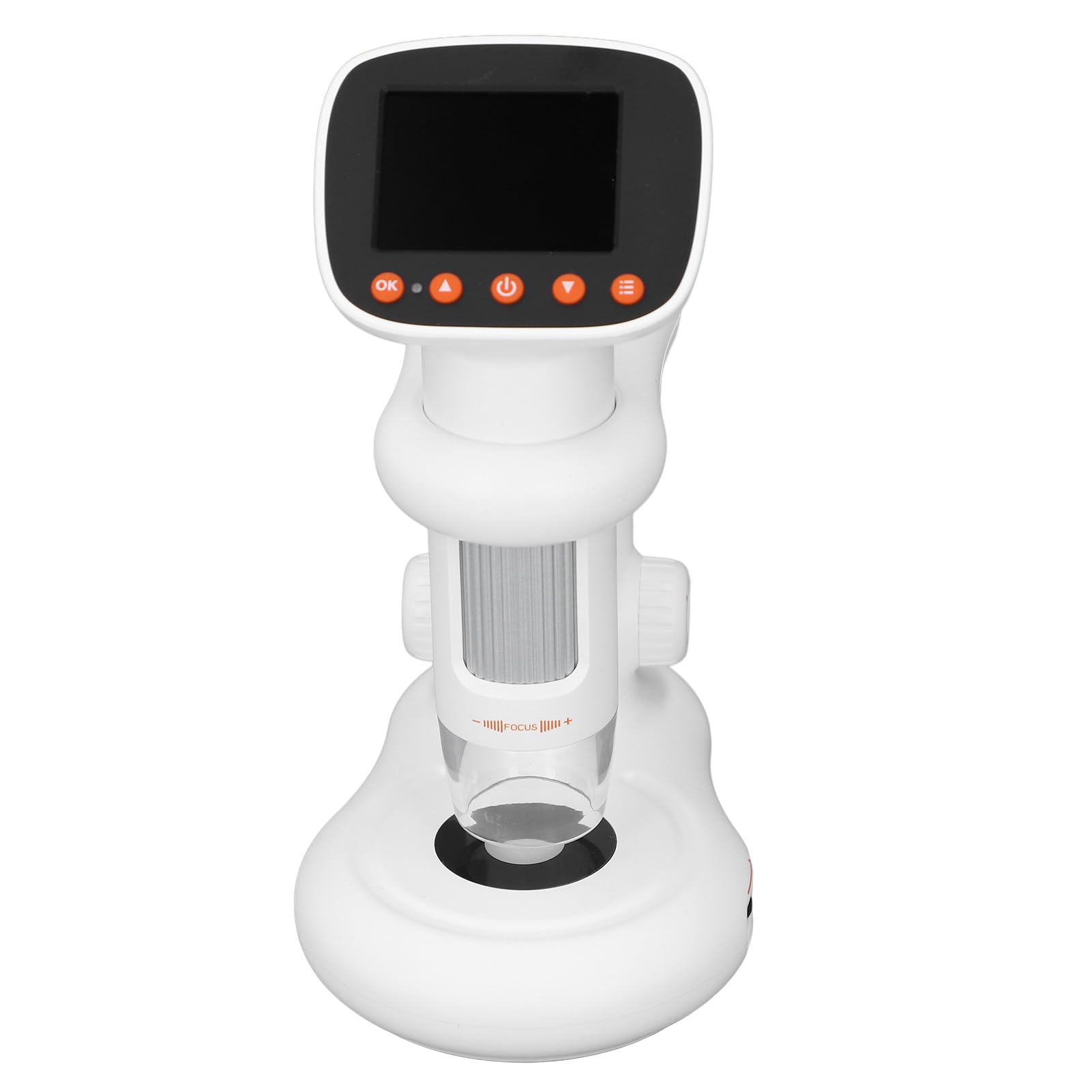Yosoo Health Gear Digitalmikroskop ABS-Hand-Digitalmikroskop mit 2,0-Zoll-IPS-Bildschirm 50X Bis 1000X 8 LED Typ C Foto-Video für Naturwissenschaftliche Bildung Outdoor-Erkundung