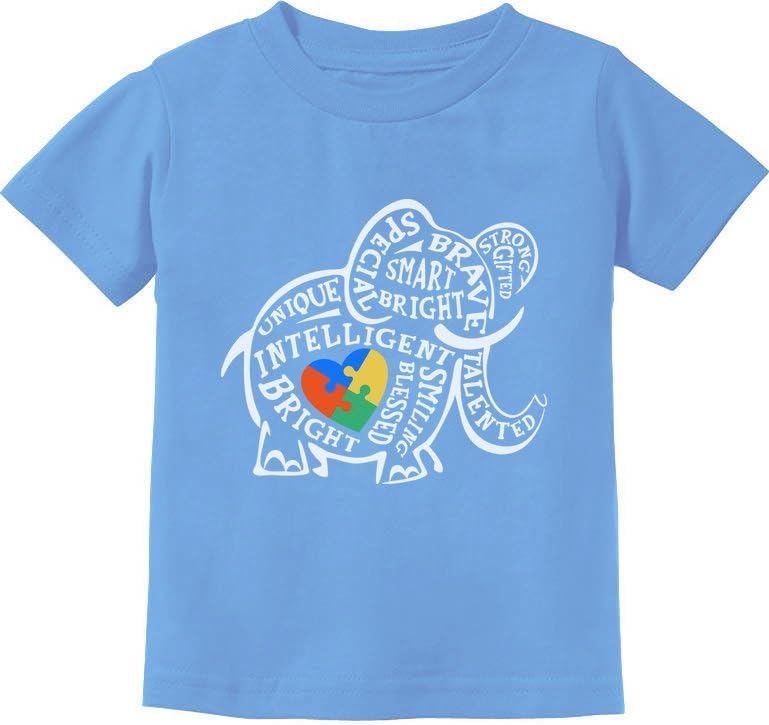Tstars Autism Awareness Elephant Toddler Kids T-Shirt