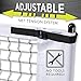 Franklin Sports Pickleball Net - Official Size with Wheels -Superior Portability, White/Black